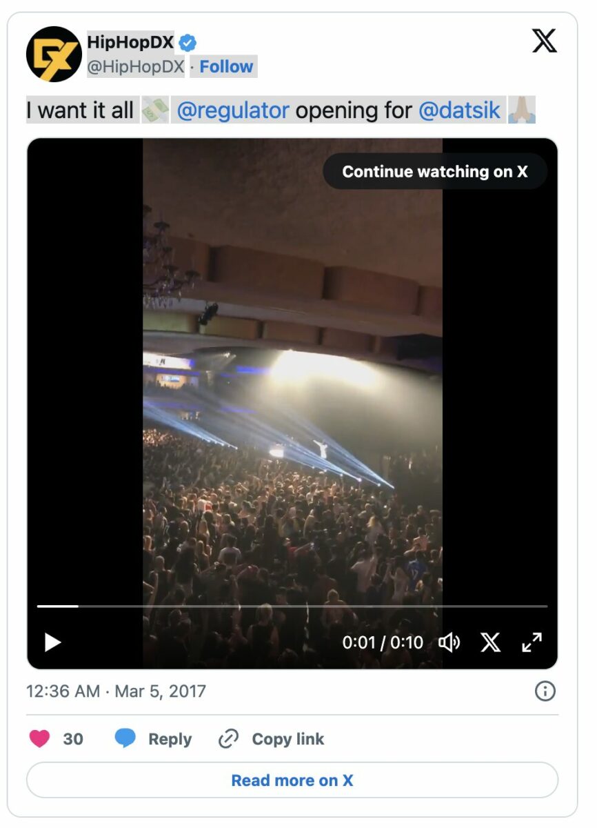 HipHODX post from twitter from March 5, 2017.